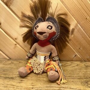 NWT Disney The Lion King Broadway‎ Musical Tribal Simba 12" Plush Stuffed Toy